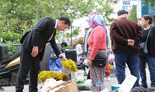 Başkan Aras Pazardan Seslendi; Üreticimize, Dar gelirli Vatandaşlarımıza Destek Vermeye Devam Edeceğiz