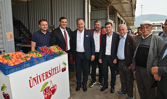 Başkan Zeyrek Kiraz Üreticileriyle Bir Araya Geldi