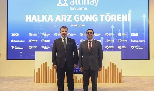 Borsa İstanbul’da gong Altınay Savunma Teknolojileri için çaldı: Tam 7 kat büyüklükte talep