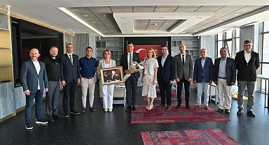 İnşaat Mühendisleri Odası'ndan Başkan Zeyrek'e Ziyaret