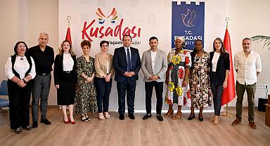 KARDEŞ ŞEHİR CREİL’DEN GELEN HEYET BAŞKAN ÖMER GÜNEL’İ ZİYARET ETTİ