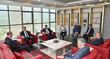 Kaymakam Atilla Kantay’dan Başkan Ferdi Zeyrek’e Ziyaret