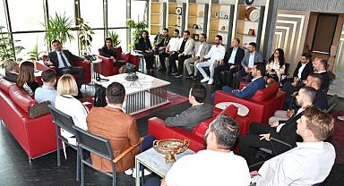Prof. Dr. Naci Görür ve MAGİAD’tan Başkan Zeyrek’e Ziyaret