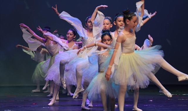 160 çocuğun bale ve zumba kids gösterisi büyüledi