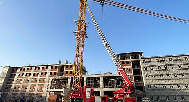 33 metre yükseklikte kurtarma