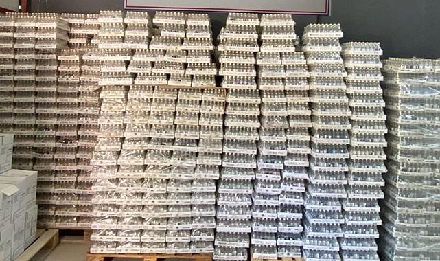 Antalya&#039;da 800 litre kaçak içki ele geçirildi