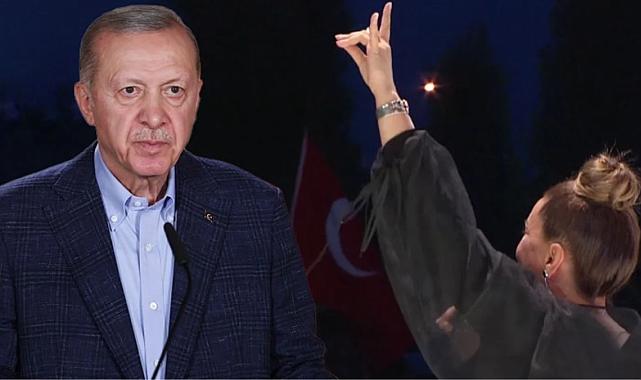 Azerin, 15 Temmuz töreninde bozkurt selamı verdi! Cumhurbaşkanı Erdoğan alkışlayarak karşılık verdi
