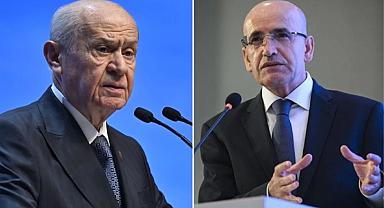 Bahçeli'nin ekonomi yorumuna Şimşek'ten yanıt gecikmedi: Desteğiniz çok kıymetli