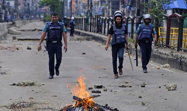 Bangladeş'te başkentteki şiddet olaylarının ardından 500'den fazla kişi tutuklandı