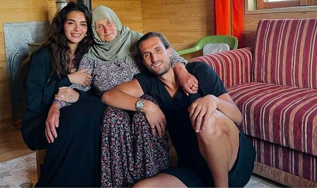 Çiçeği burnunda gelin Melisa Aslı Pamuk, eşi Yusuf Yazıcı'nın köyüne gitti