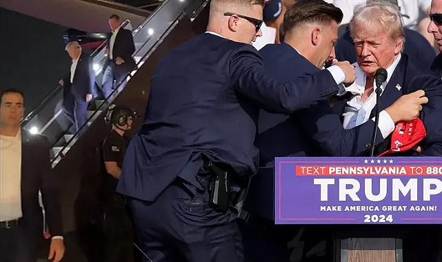 Donald Trump, suikast girişiminden saatler sonra görüntülendi