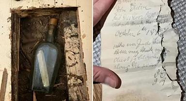 Dünyanın en eski şişe mesajı, okyanusa bırakılmasından 150 yıl sonra kıyıya vurdu
