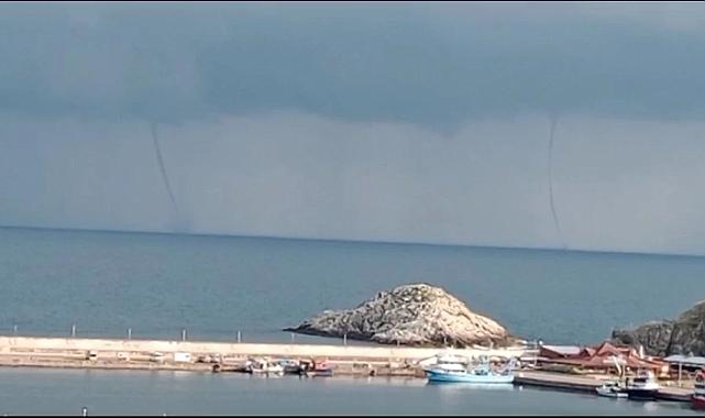İstanbul&#039;da aynı anda iki hortum