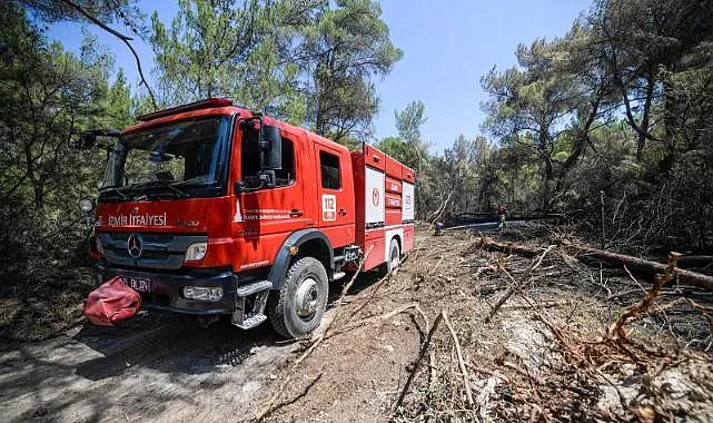 İzmir&#039;de 7/24 yangın nöbeti!