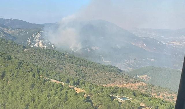 İzmir&#039;deki orman yangını 2. gününde