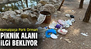 Kemalpaşa Park Orman piknik alanı ilgi bekliyor