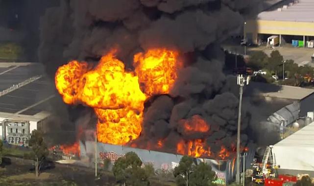 Kimyasal maddelerin bulunduğu fabrikada patlama