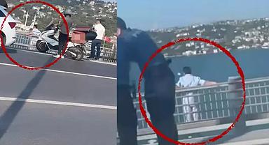 Köprüden atlamak isteyen kişiye mucizevi kurtuluş!
