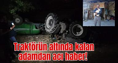 Manisa'da Traktör Kazasında Bir Çiftçi Hayatını Kaybetti