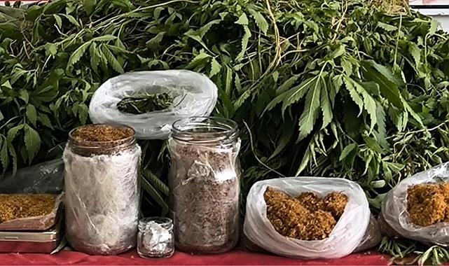 Mersin&#039;de Uyuşturucu Baskını: 1.5 Kilo Sentetik Uyuşturucu ve 300 Kök Hint Keneviri Bulundu