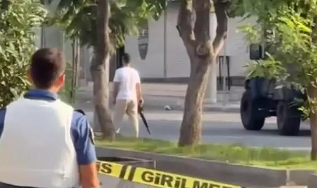 Mersin polis merkezi önünde korkutucu olay