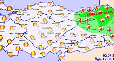 Meteoroloji’den hem aşırı sıcak hem de kuvvetli sağanak uyarısı!