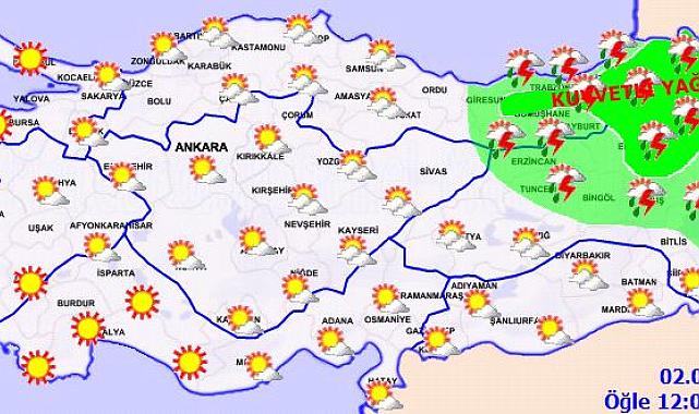 Meteoroloji’den hem aşırı sıcak hem de kuvvetli sağanak uyarısı!