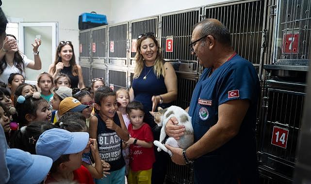 Minik öğrenciler can dostlarla buluştu