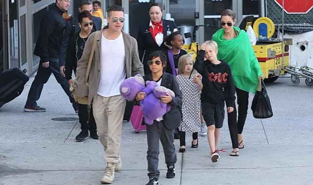 Motosiklet kazası geçiren Brad Pitt ve Angelina Jolie'nin oğlu Pax, hastaneye kaldırıldı