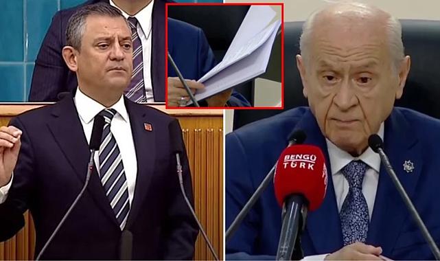 Özel'den "154 isimle hesaplaşacağım" diyen Bahçeli'ye yanıt: Siz önce vicdanınızla hesaplaşın