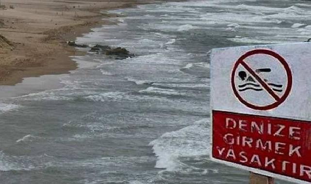 Sakarya sahillerinde denize girmek bugün de yasaklandı