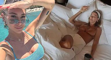 Şeyma Subaşı'nın pozları olay yarattı! Görenler çıplak sandı