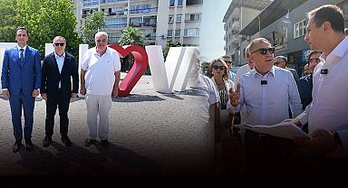 Zeybek Bornova’yı ziyaret etti, yatırımları yerinde inceledi