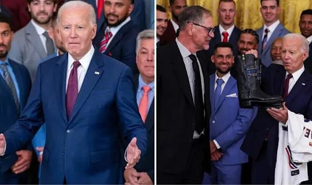 ABD Başkanı Joe Biden, katıldığı etkinlikte sahneden nasıl ayrılacağını bilemedi ve ''şimdi ne yapıyorum?'' diye sordu