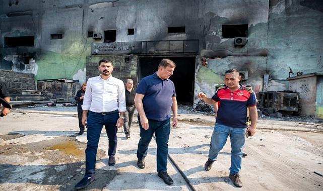 Başkan Tugay: ''Yangın Bölgesindeki Kayıpları Hızla Onaracağız"