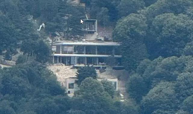 Boğaz&#039;da bu inşaata kim izin verdi? Birileri Vaniköy sırtlarında ormanı talan ediyor