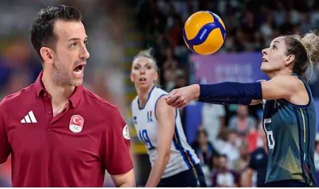 "Filenin Sultanları'nın Final Maçında Eşler Karşı Karşıya: Türkiye'nin Antrenörü Santilli'nin Eşi Monica İtalya Kadrosunda"