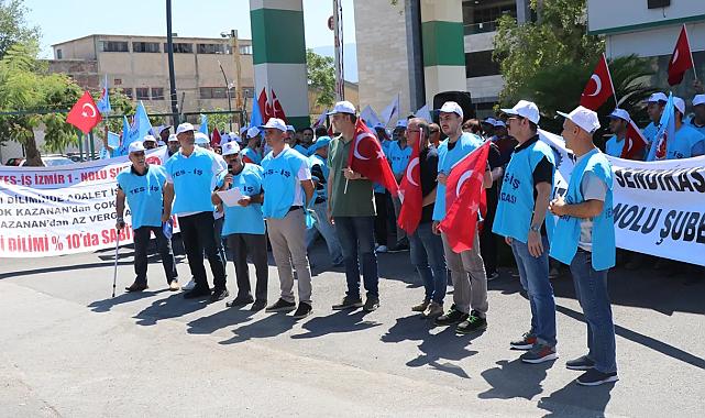 İzmir'de DSİ işçileri servis kararına tepki gösterdi: Tasarruf değil, zulümdür!