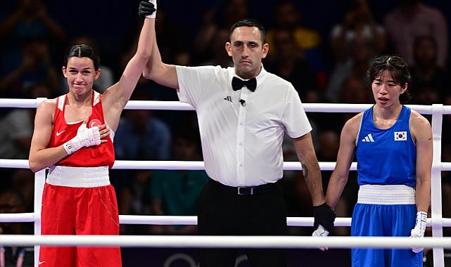 Milli boksör Hatice Akbaş, Paris Olimpiyat Oyunları&#039;nda finale kaldı