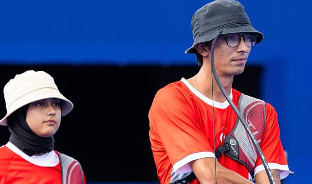 Okçuluk karışık son 16'da Mete Gazoz ve Elif Berra Gökkır elendi