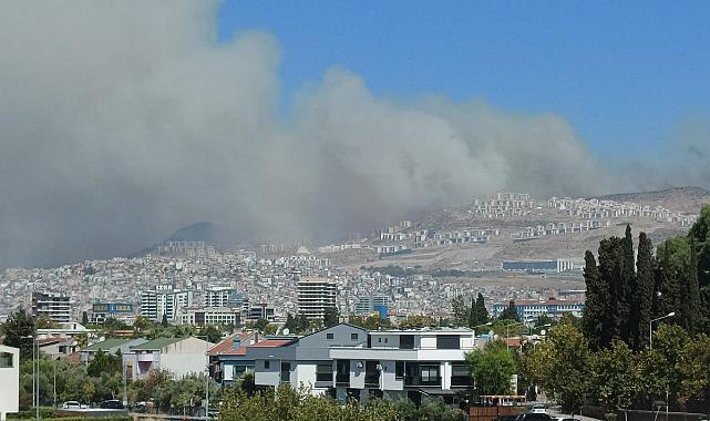 Yamanlar'da başlayan orman yangını yerleşim yerlerine sıçradı!