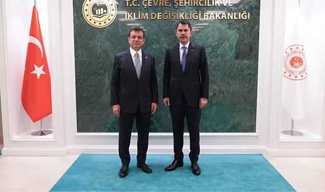 Bakan Kurum ve İmamoğlu bir araya geldi! İşte görüşmenin detayları