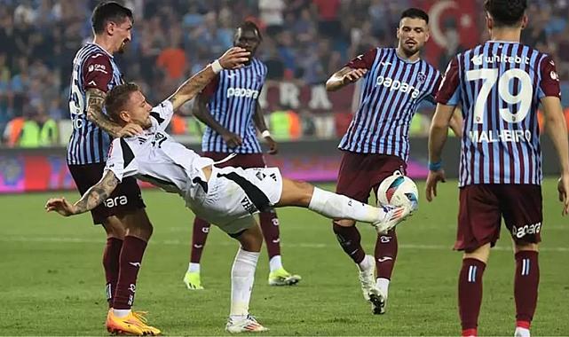 Dev maçta kazanan yok! Trabzonspor ile Beşiktaş 1-1 berabere kaldı