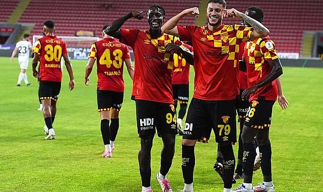 Göztepe evinde seyircisiz oynanan maçta Bodrum FK'yı 2-0 mağlup etti