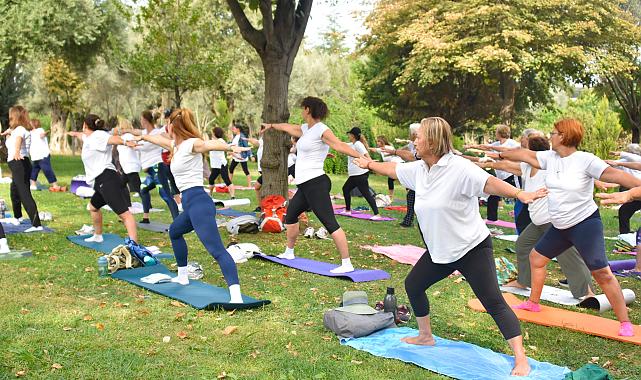 Hareketlilik Haftası'na yoga ve pilatesli karşılama