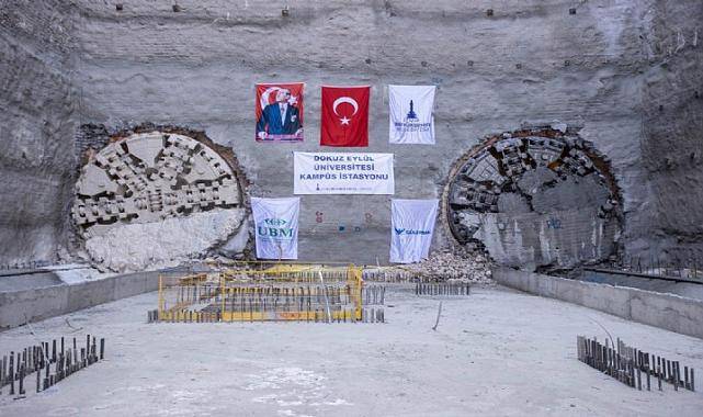 Buca Metrosu'nda ışık göründü