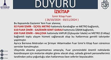 ESHOT, Kitap Fuarı’na ulaşımı kolaylaştıracak
