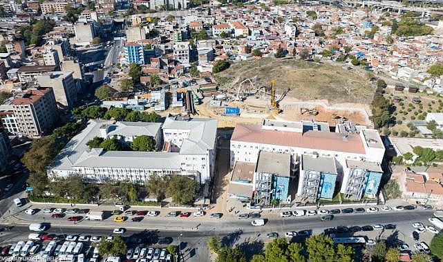 Eşrefpaşa Hastanesi ek bina inşaatında yoğun tempo