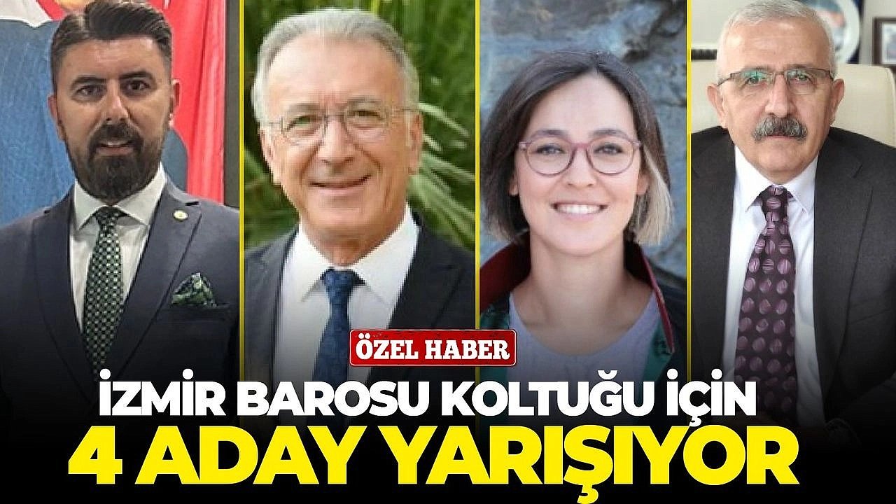 İzmir Barosu'nda Seçim Heyecanı: 4 Aday Yarışacak!
