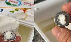 Sonunda bu da oldu! Peynirden metal somun çıktı!